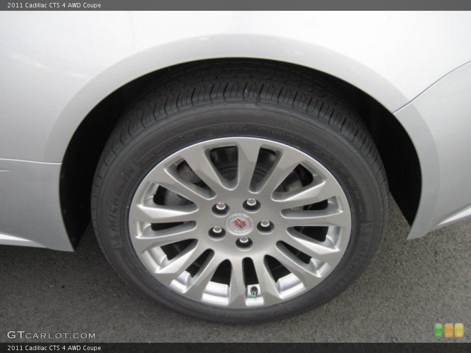 2011 Cadillac CTS 4 AWD Coupe Wheel and Tire Photo #41431303