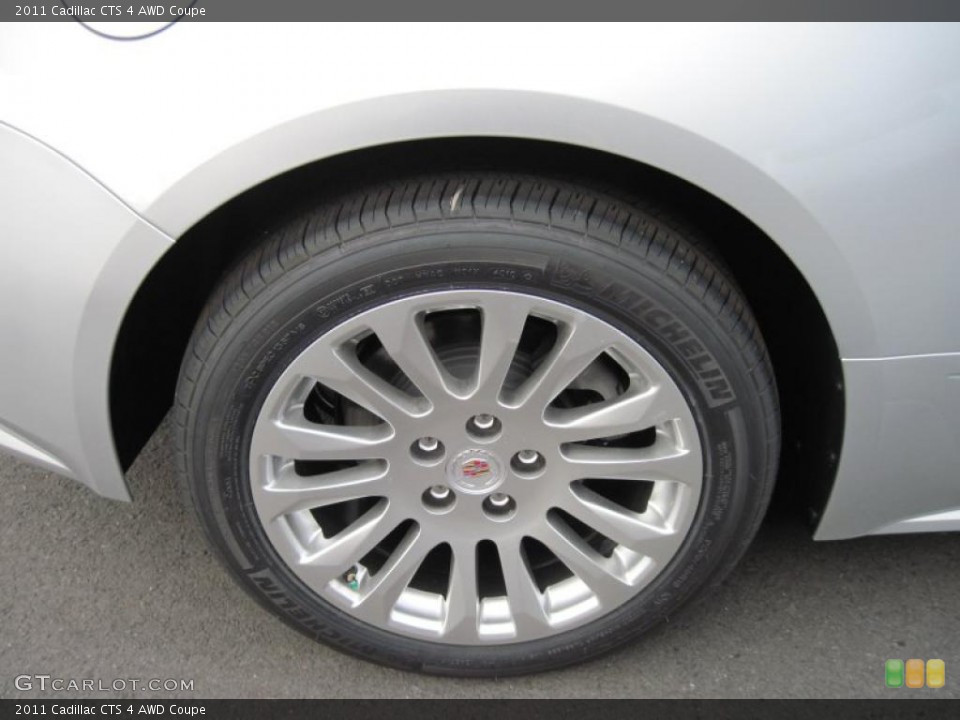 2011 Cadillac CTS 4 AWD Coupe Wheel and Tire Photo #41431319