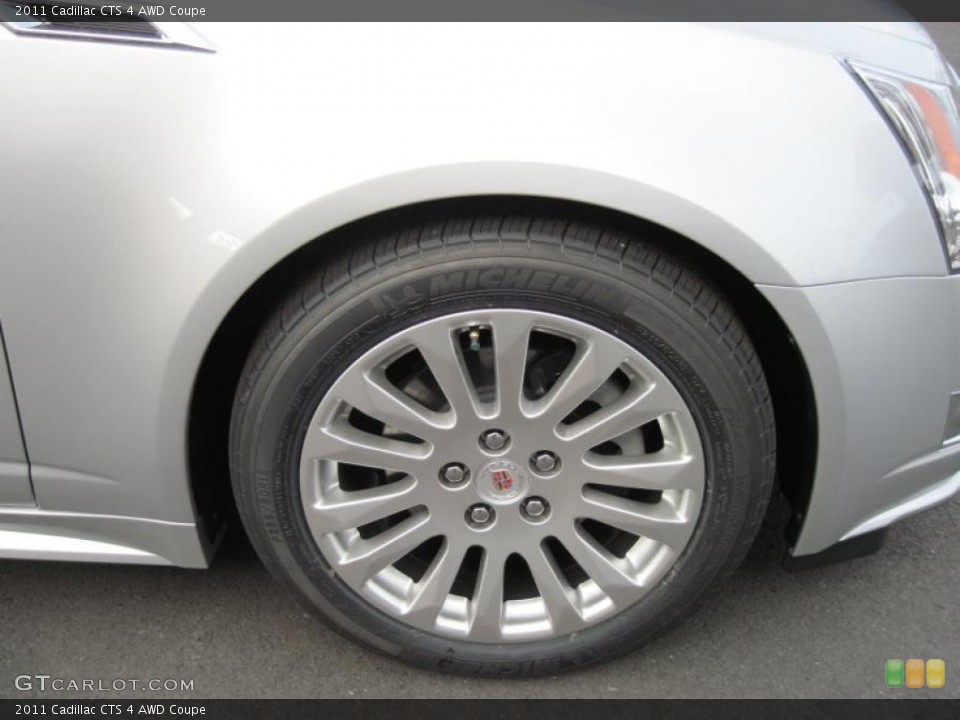 2011 Cadillac CTS 4 AWD Coupe Wheel and Tire Photo #41431335