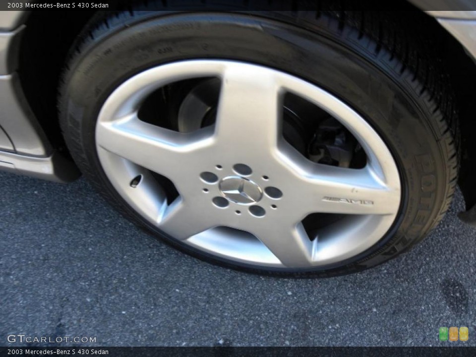 2003 Mercedes-Benz S 430 Sedan Wheel and Tire Photo #41437235