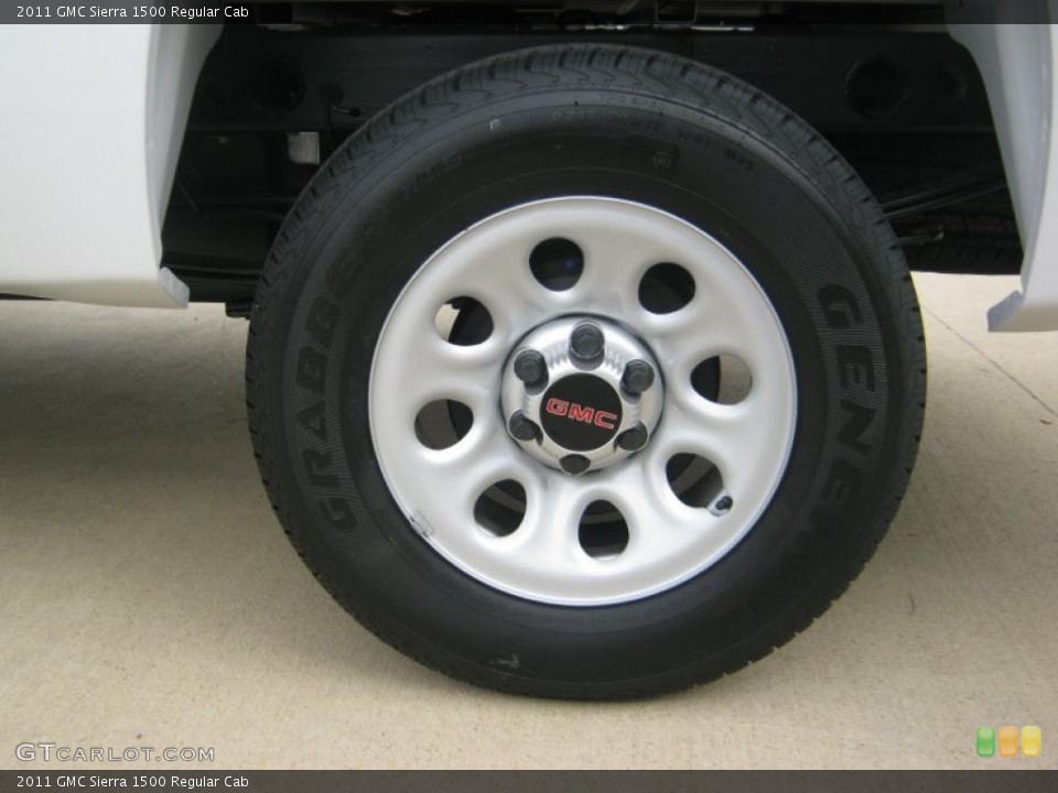 2011 GMC Sierra 1500 Regular Cab Wheel and Tire Photo #41440227