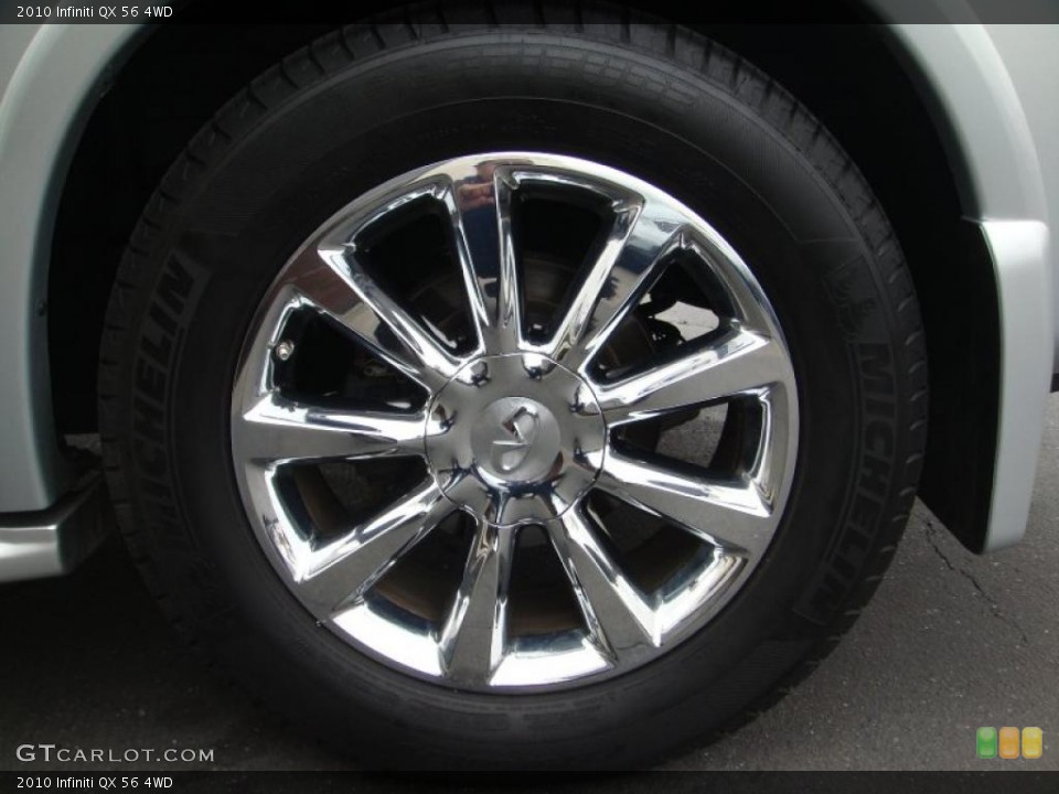 2010 Infiniti QX 56 4WD Wheel and Tire Photo #41444435