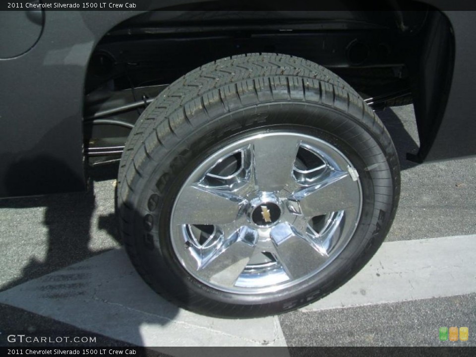 2011 Chevrolet Silverado 1500 LT Crew Cab Wheel and Tire Photo #41446935