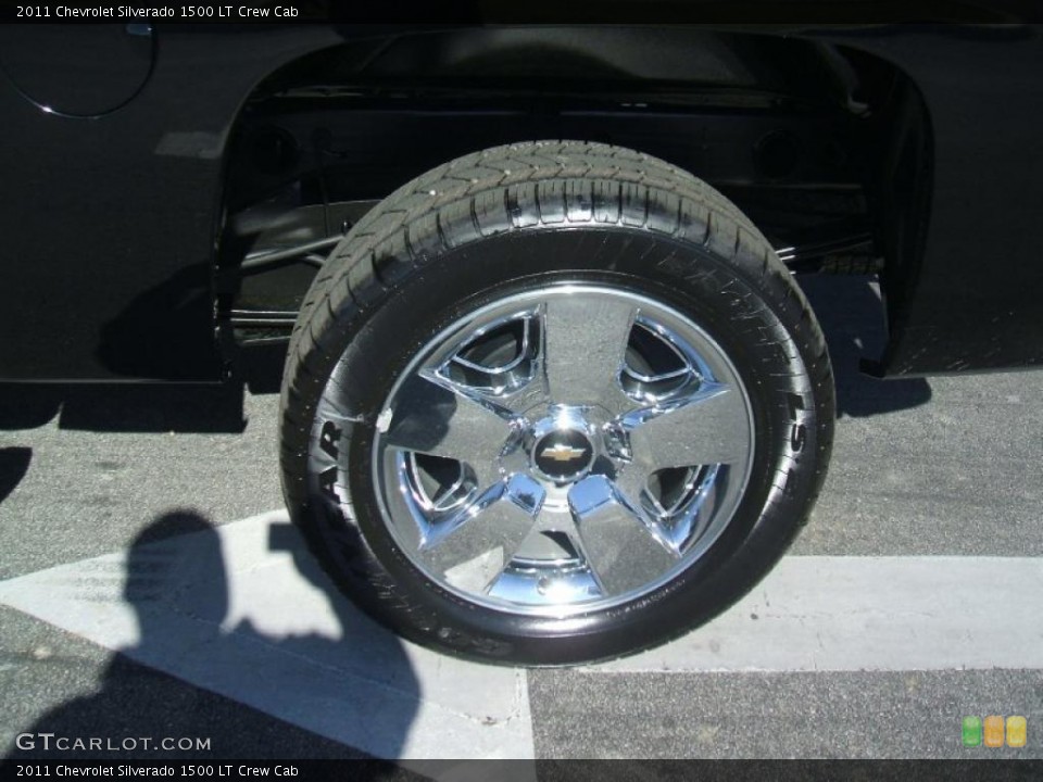 2011 Chevrolet Silverado 1500 LT Crew Cab Wheel and Tire Photo #41447311