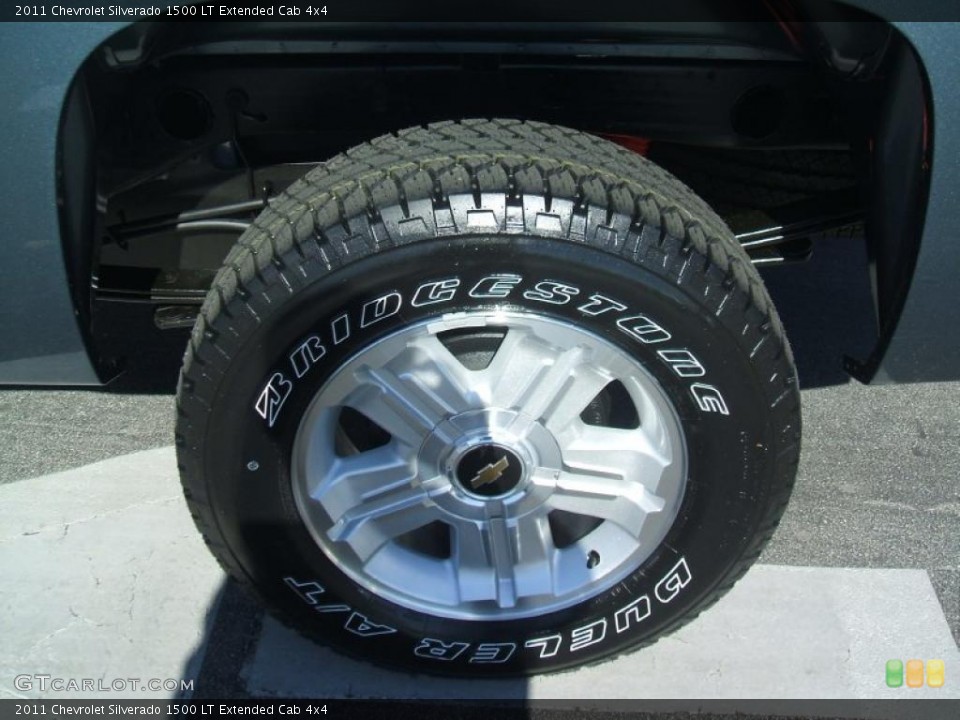2011 Chevrolet Silverado 1500 LT Extended Cab 4x4 Wheel and Tire Photo #41447651
