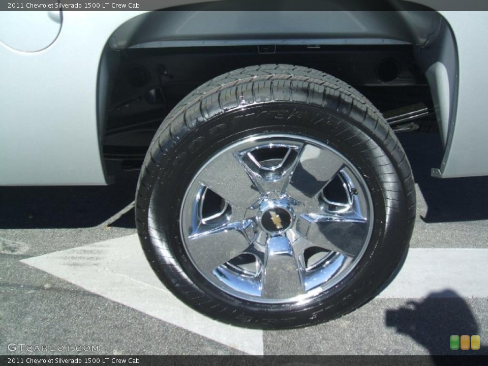 2011 Chevrolet Silverado 1500 LT Crew Cab Wheel and Tire Photo #41447971
