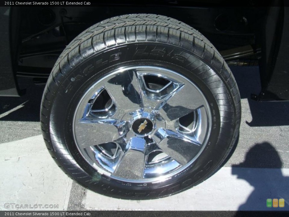 2011 Chevrolet Silverado 1500 LT Extended Cab Wheel and Tire Photo #41448355