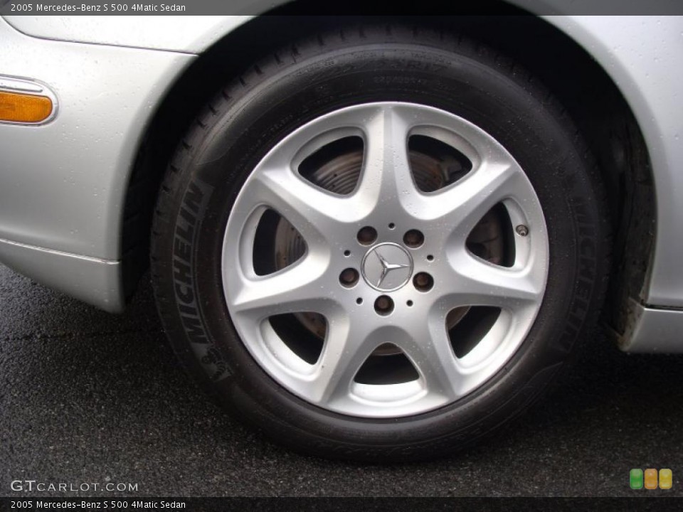 2005 Mercedes-Benz S 500 4Matic Sedan Wheel and Tire Photo #41450327