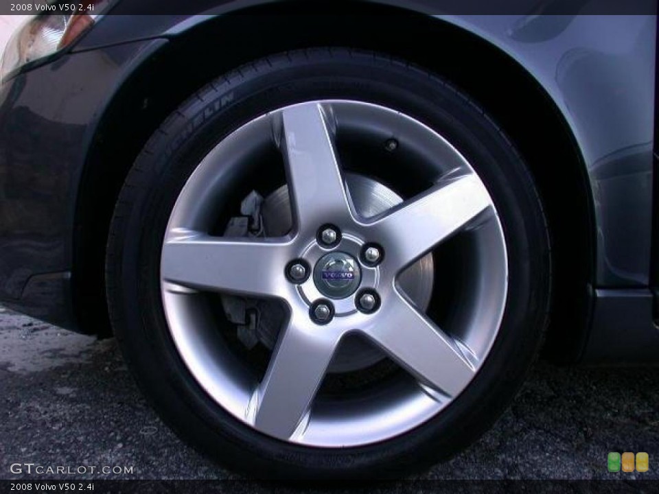 2008 Volvo V50 2.4i Wheel and Tire Photo #41450847