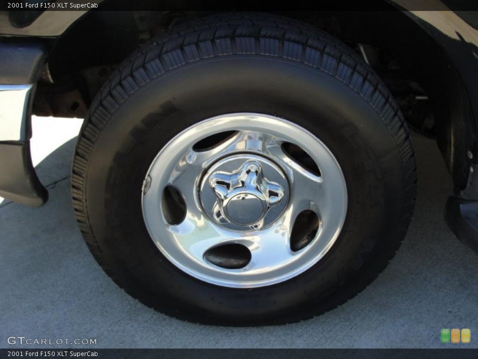 2001 Ford F150 XLT SuperCab Wheel and Tire Photo #41453435