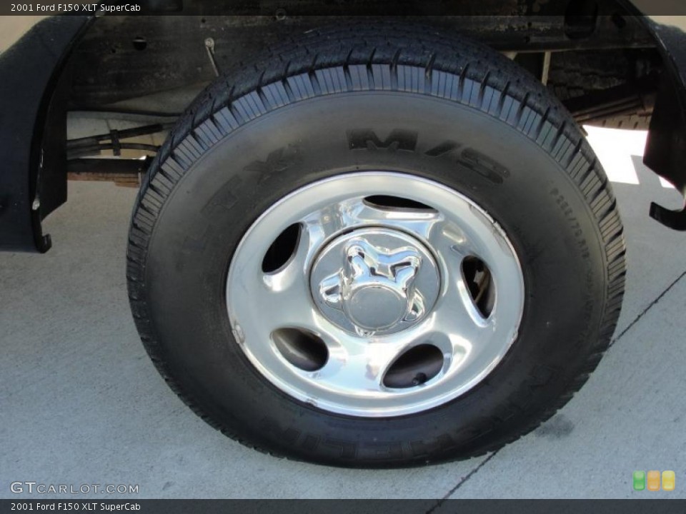 2001 Ford F150 XLT SuperCab Wheel and Tire Photo #41453455