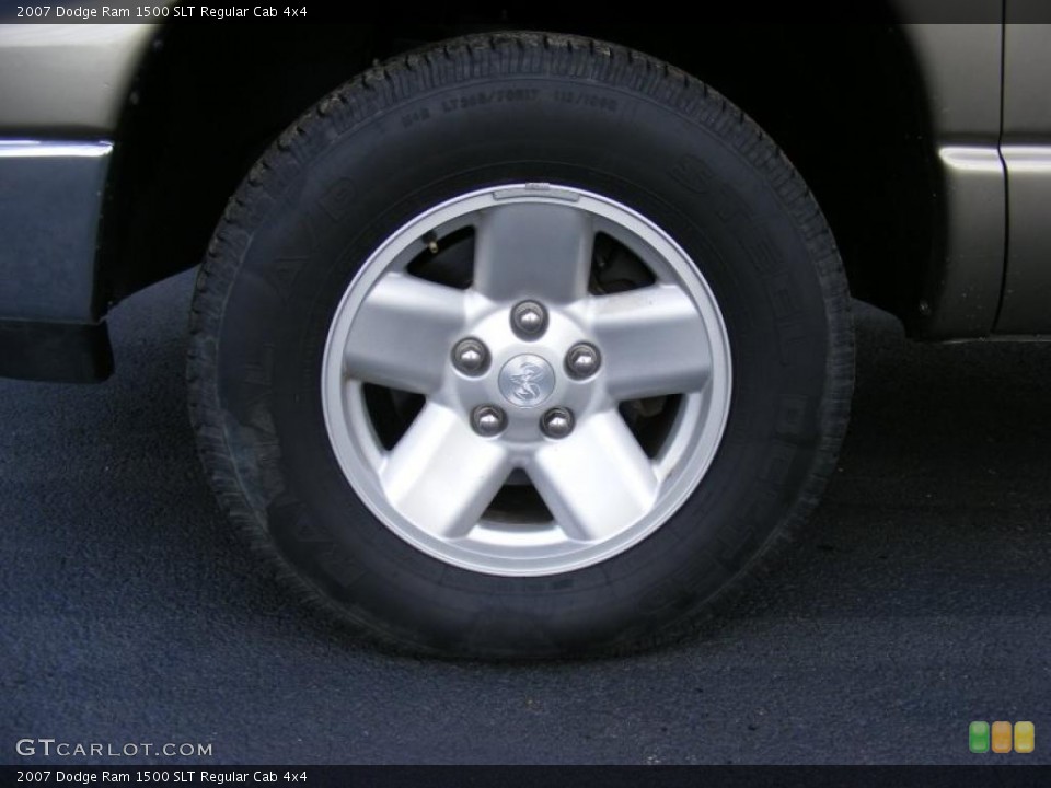 2007 Dodge Ram 1500 SLT Regular Cab 4x4 Wheel and Tire Photo #41457911