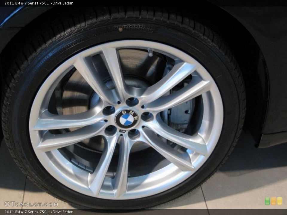 2011 BMW 7 Series 750Li xDrive Sedan Wheel and Tire Photo #41461870