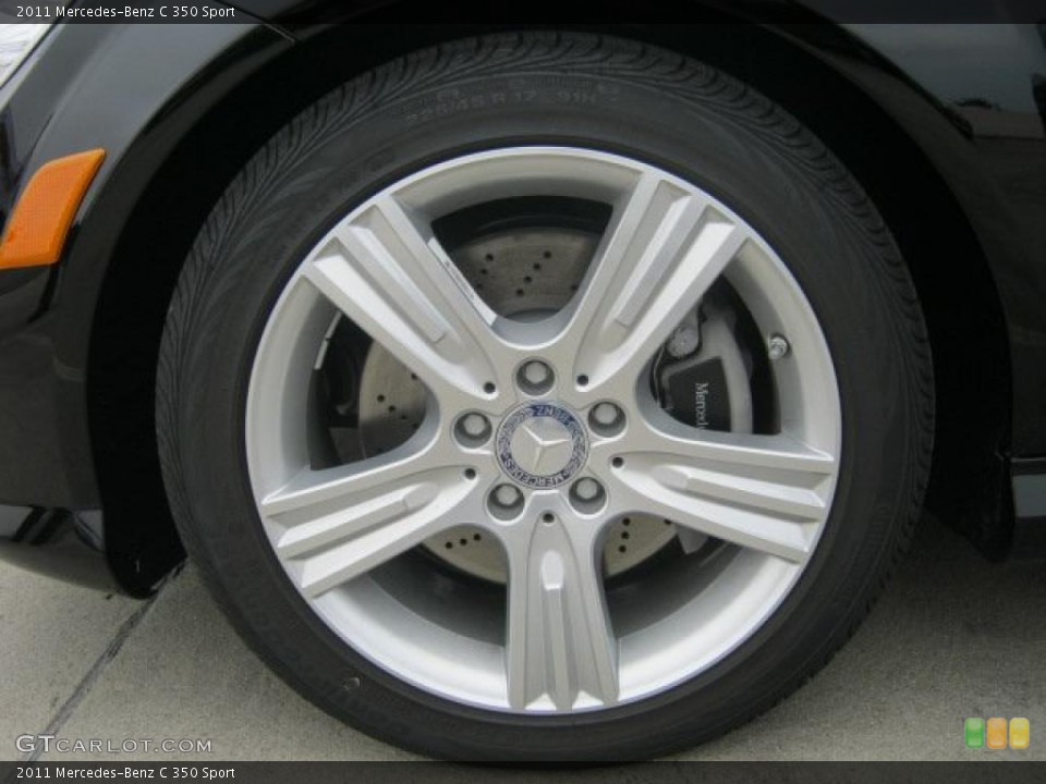 2011 Mercedes-Benz C 350 Sport Wheel and Tire Photo #41464890