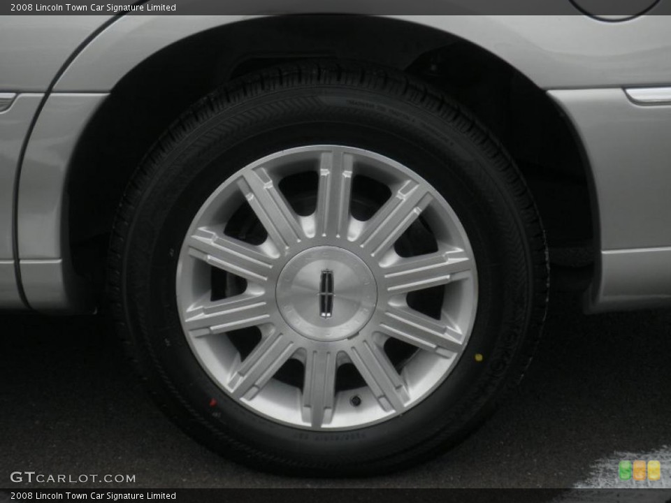 2008 Lincoln Town Car Signature Limited Wheel and Tire Photo #41466074