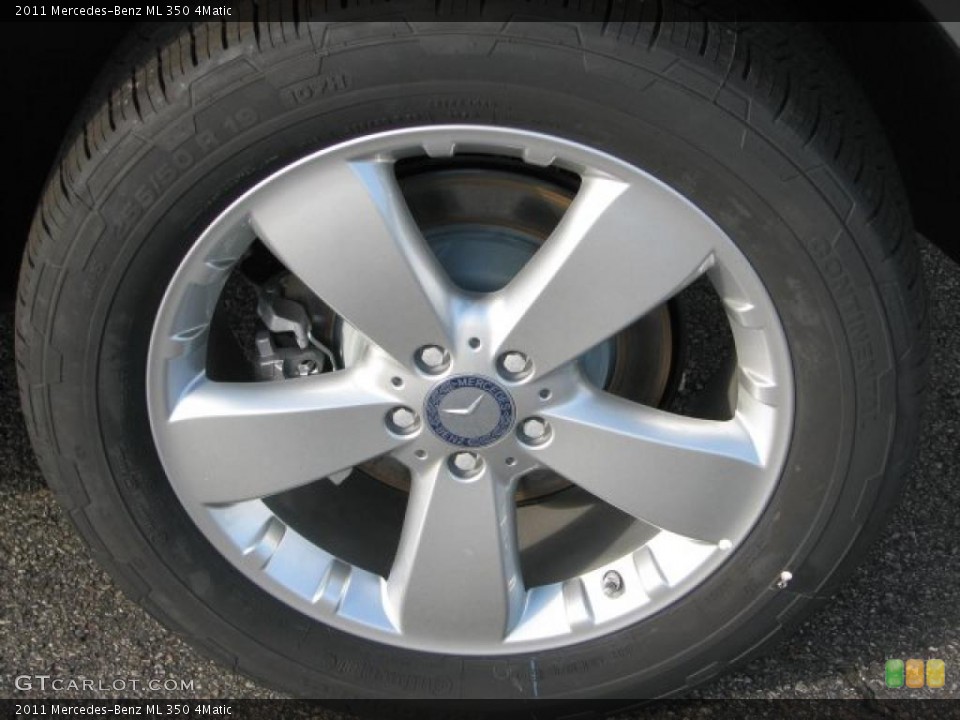 2011 Mercedes-Benz ML 350 4Matic Wheel and Tire Photo #41471191