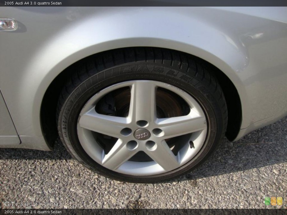2005 Audi A4 3.0 quattro Sedan Wheel and Tire Photo #41472419