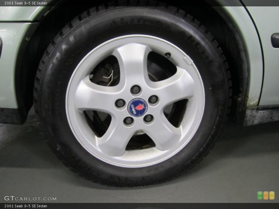 2001 Saab 9-5 SE Sedan Wheel and Tire Photo #41475407