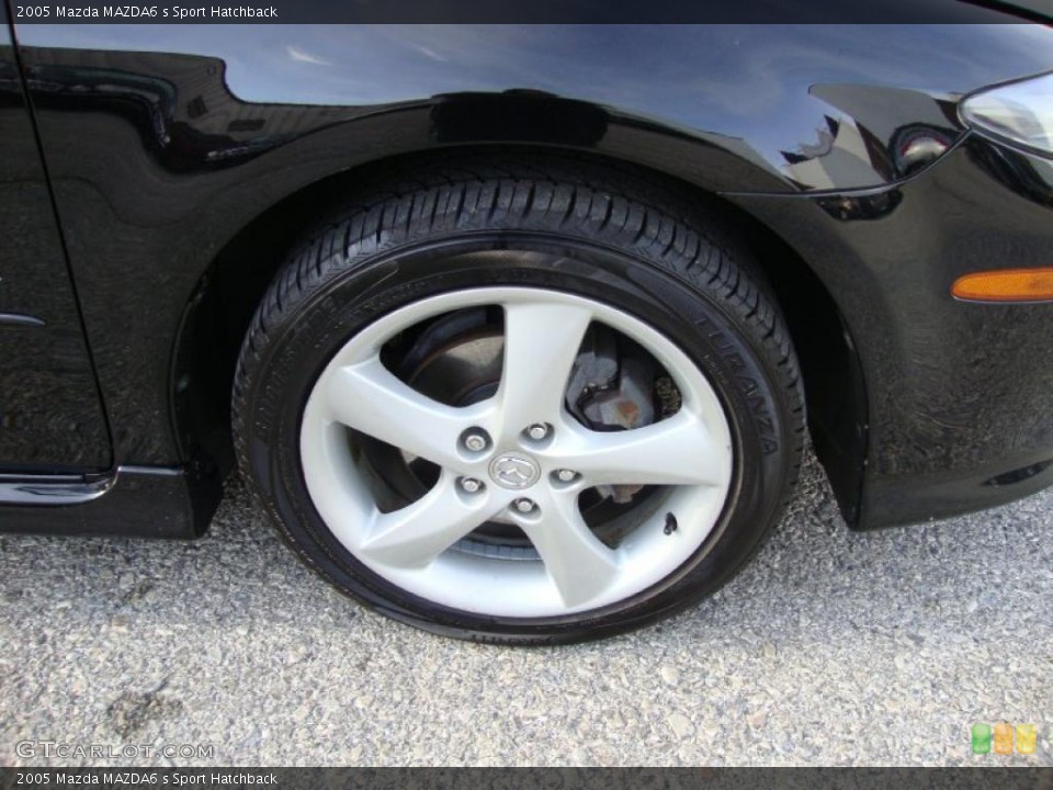 2005 Mazda MAZDA6 s Sport Hatchback Wheel and Tire Photo #41480283