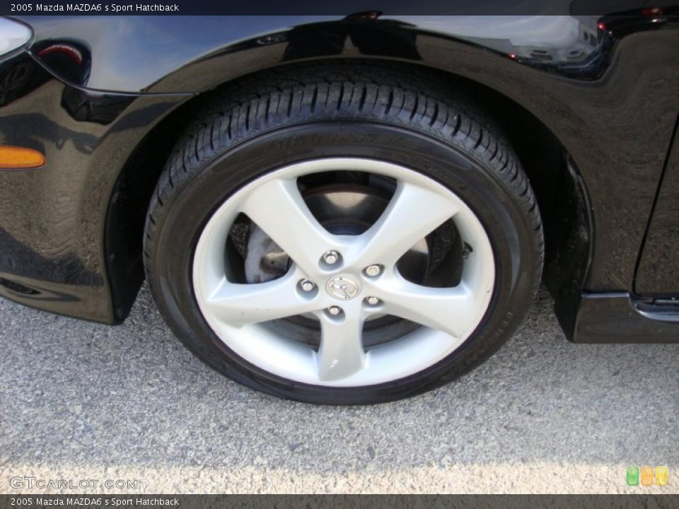 2005 Mazda MAZDA6 s Sport Hatchback Wheel and Tire Photo #41480395