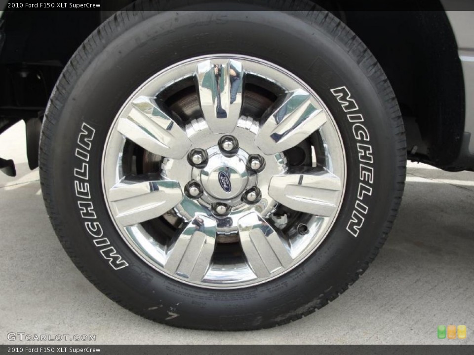2010 Ford F150 XLT SuperCrew Wheel and Tire Photo #41481391