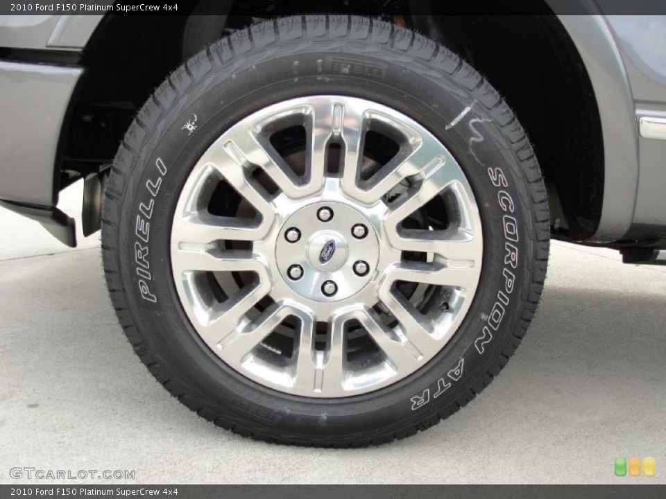 2010 Ford F150 Platinum SuperCrew 4x4 Wheel and Tire Photo #41483135