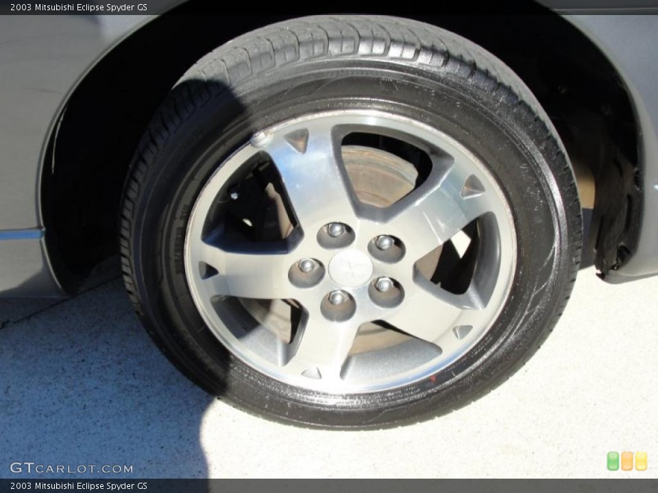 2003 Mitsubishi Eclipse Spyder GS Wheel and Tire Photo #41486215
