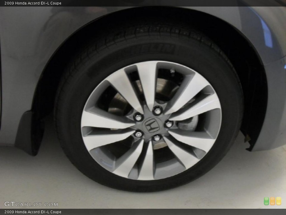 2009 Honda Accord EX-L Coupe Wheel and Tire Photo #41486399