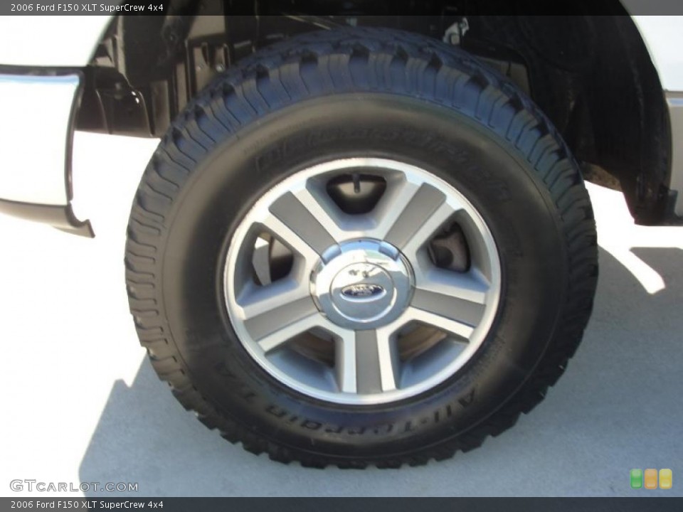 2006 Ford F150 XLT SuperCrew 4x4 Wheel and Tire Photo #41489075