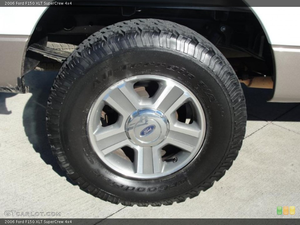 2006 Ford F150 XLT SuperCrew 4x4 Wheel and Tire Photo #41489107