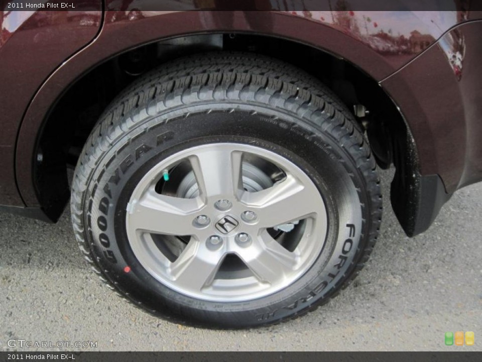 2011 Honda Pilot EX-L Wheel and Tire Photo #41491363