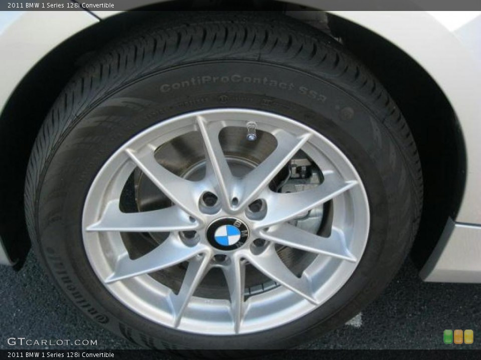 2011 BMW 1 Series 128i Convertible Wheel and Tire Photo #41493679