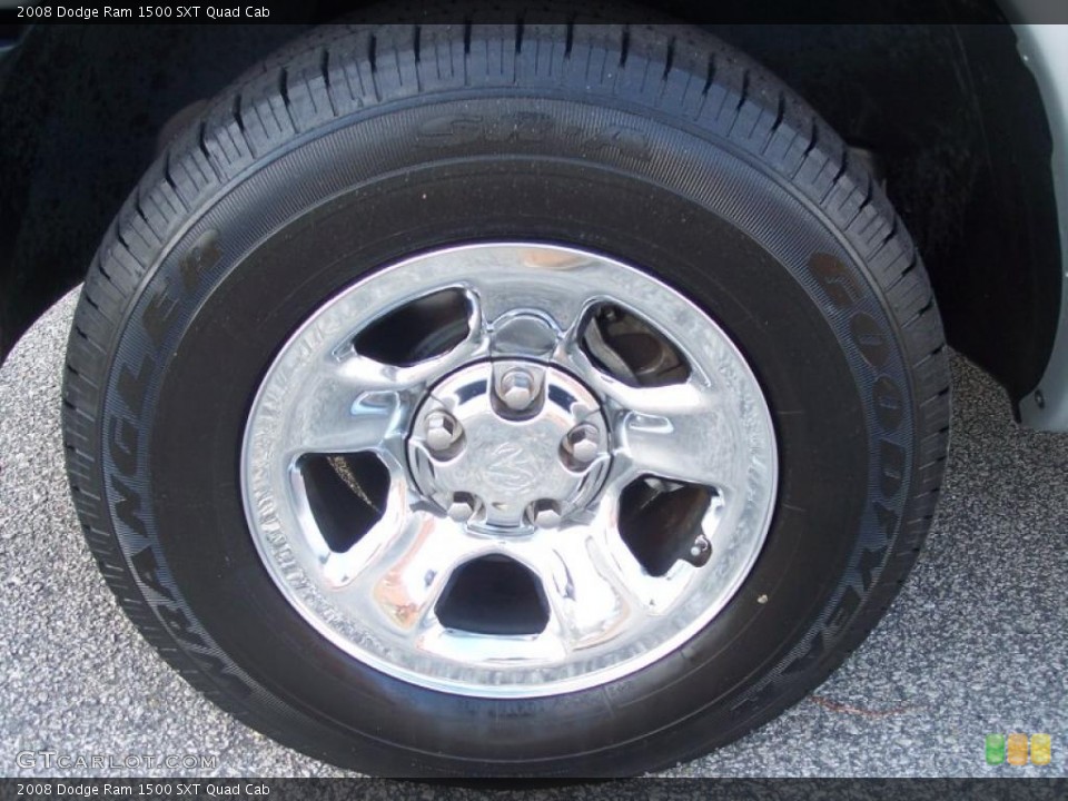 2008 Dodge Ram 1500 SXT Quad Cab Wheel and Tire Photo #41494551