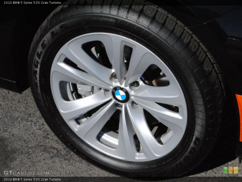 2010 BMW 5 Series 535i Gran Turismo Wheel and Tire Photo #41494635