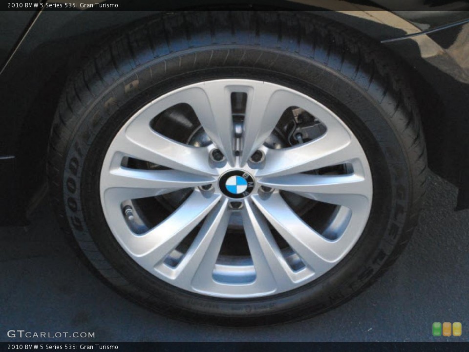 2010 BMW 5 Series 535i Gran Turismo Wheel and Tire Photo #41494775