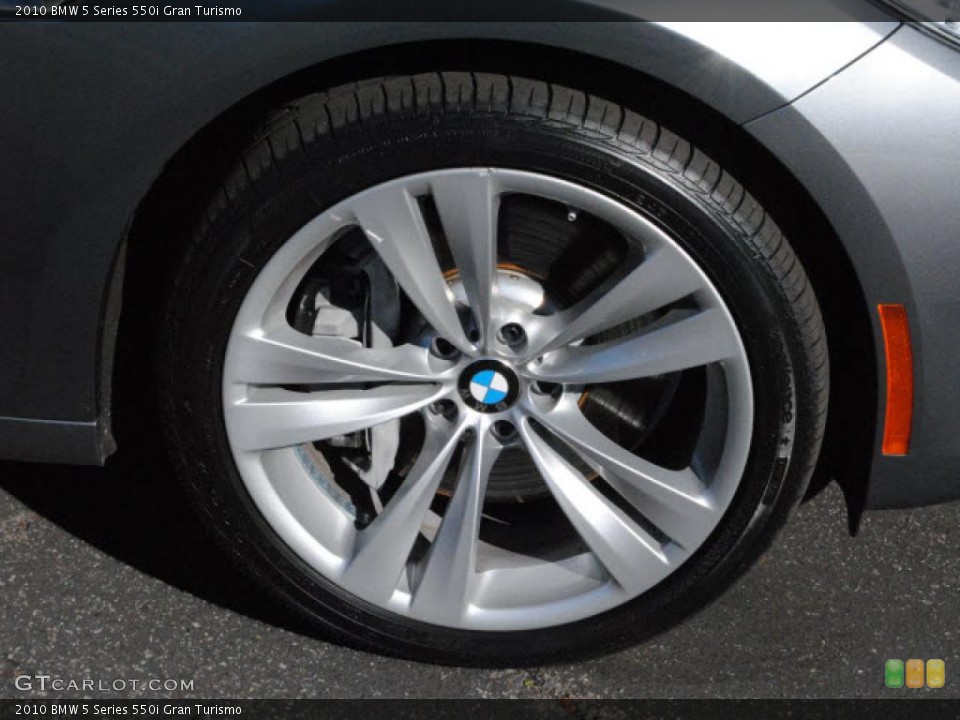 2010 BMW 5 Series 550i Gran Turismo Wheel and Tire Photo #41495015