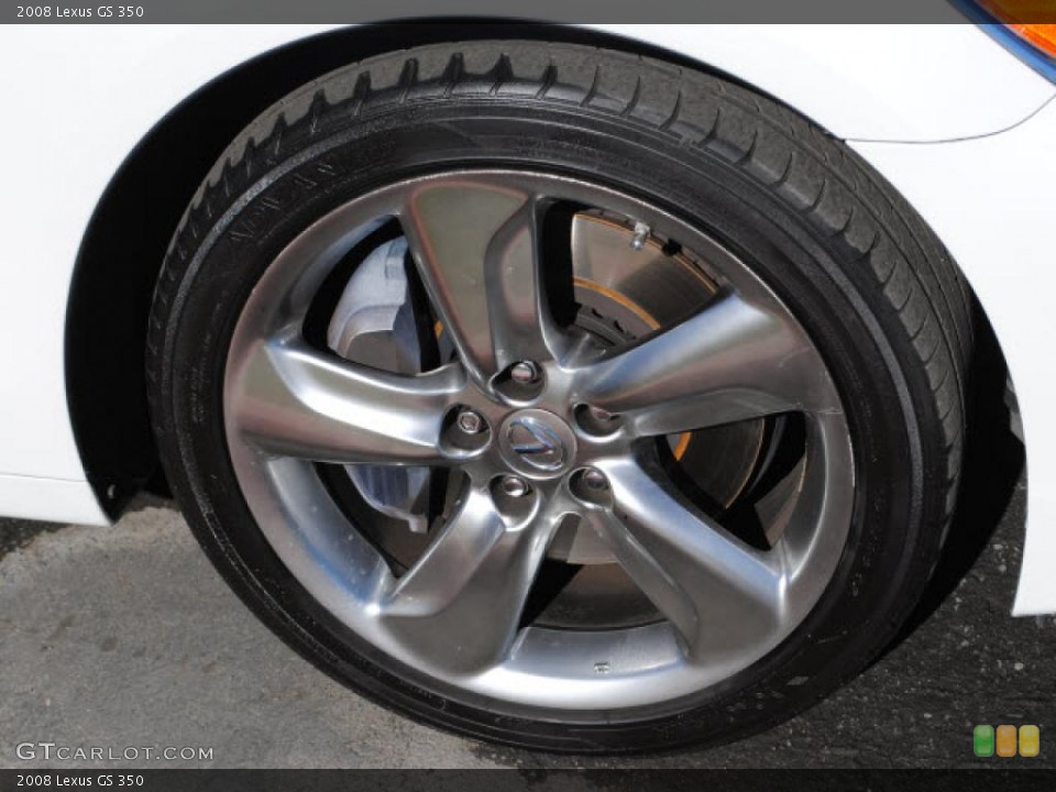 2008 Lexus GS 350 Wheel and Tire Photo #41496866