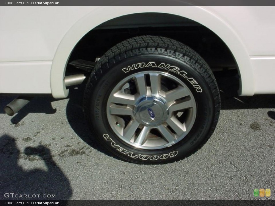 2008 Ford F150 Lariat SuperCab Wheel and Tire Photo #41506451