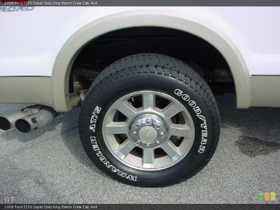 2008 Ford F250 Super Duty King Ranch Crew Cab 4x4 Wheel and Tire Photo #41506671