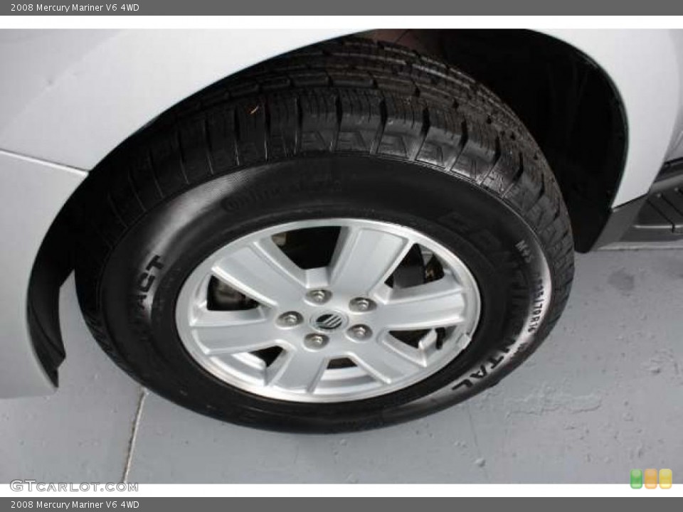 2008 Mercury Mariner V6 4WD Wheel and Tire Photo #41512141