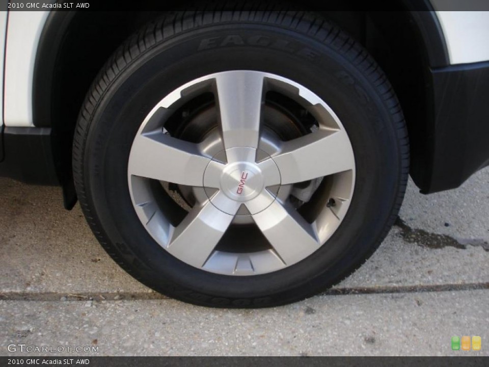 2010 GMC Acadia SLT AWD Wheel and Tire Photo #41516341