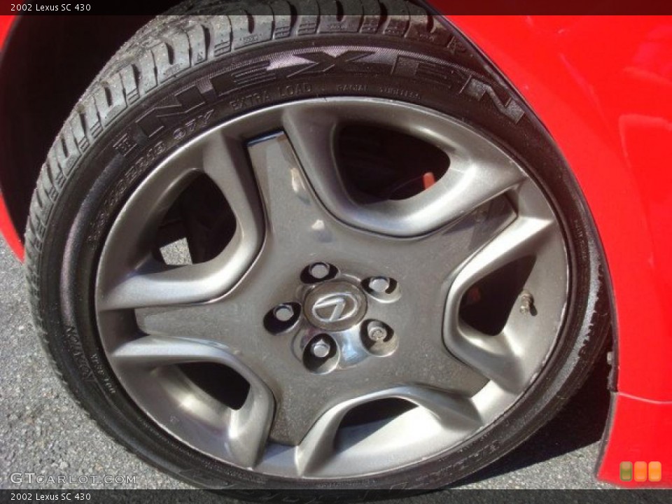 2002 Lexus SC 430 Wheel and Tire Photo #41519665