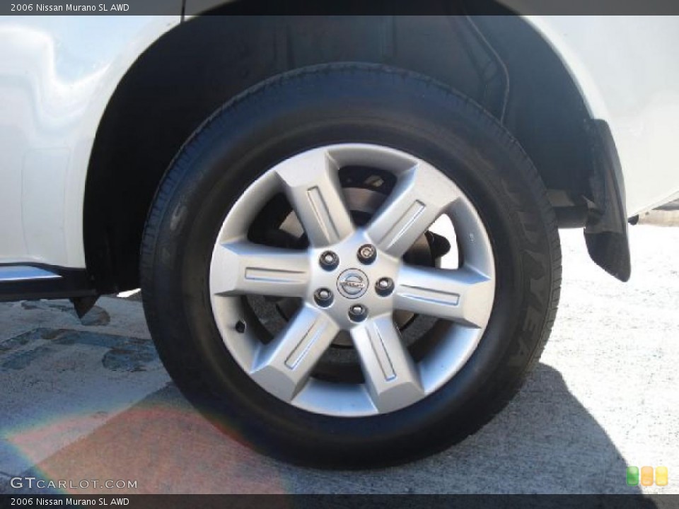 2006 Nissan Murano SL AWD Wheel and Tire Photo #41521837