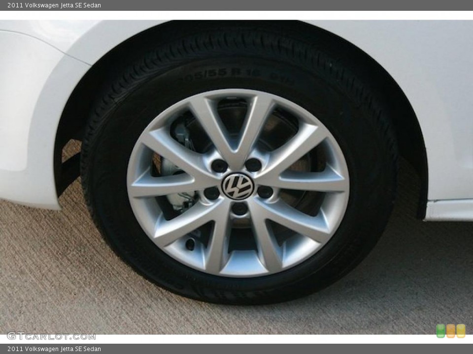 2011 Volkswagen Jetta SE Sedan Wheel and Tire Photo #41532417