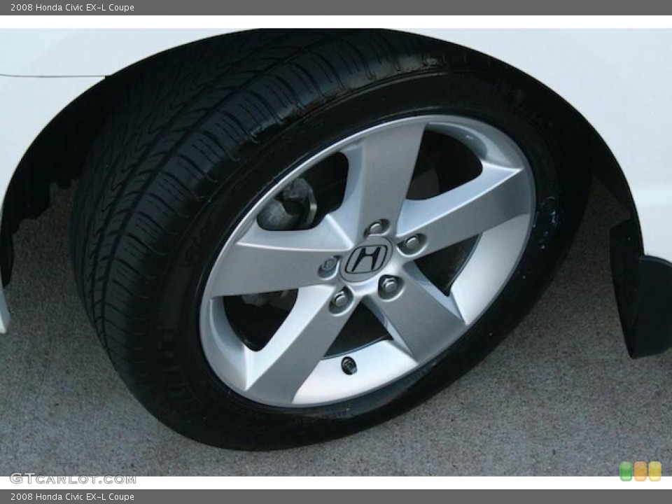 2008 Honda Civic EX-L Coupe Wheel and Tire Photo #41533017