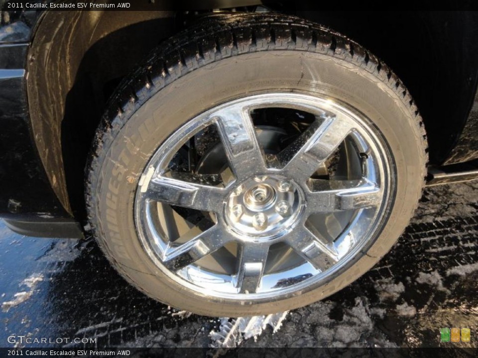 2011 Cadillac Escalade ESV Premium AWD Wheel and Tire Photo #41536520