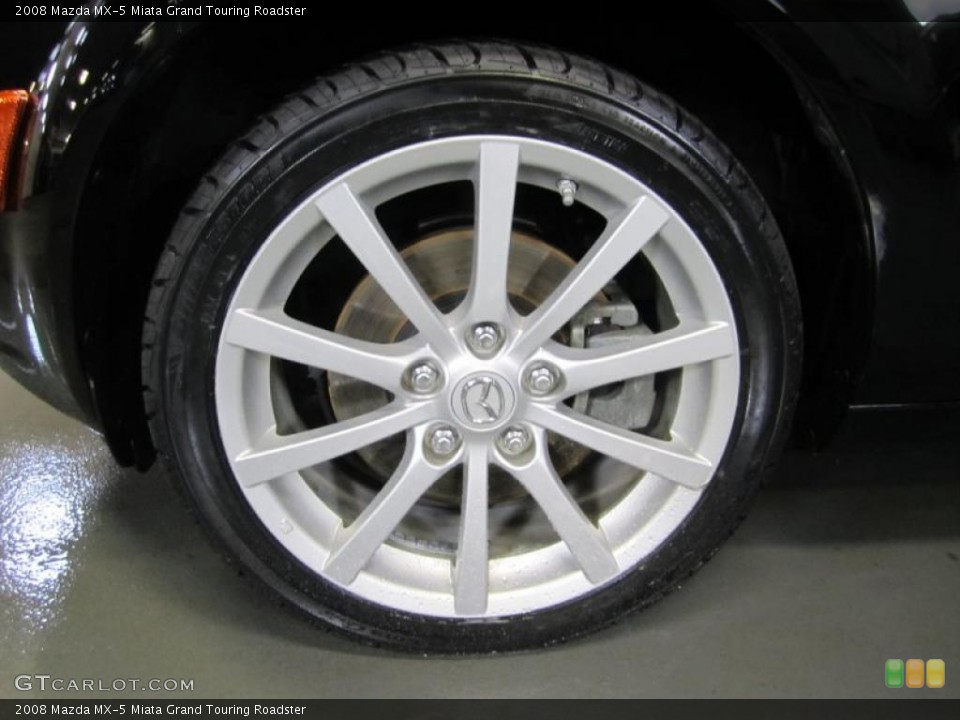 2008 Mazda MX-5 Miata Grand Touring Roadster Wheel and Tire Photo #41539988