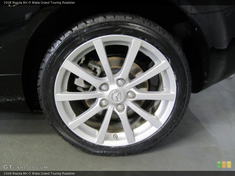 2008 Mazda MX-5 Miata Grand Touring Roadster Wheel and Tire Photo #41540000
