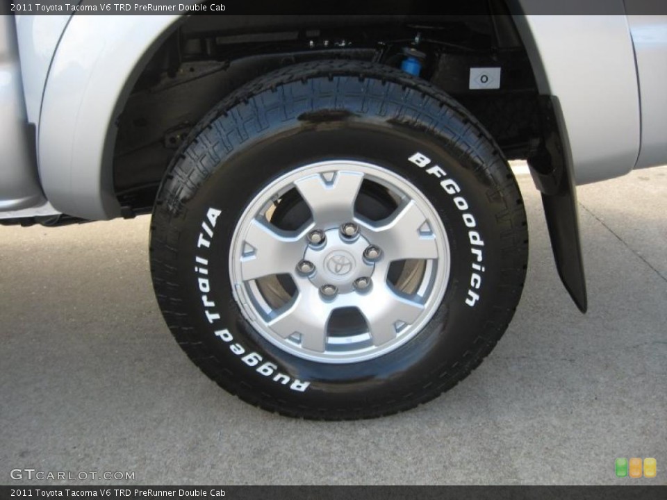 2011 Toyota Tacoma V6 TRD PreRunner Double Cab Wheel and Tire Photo #41549546