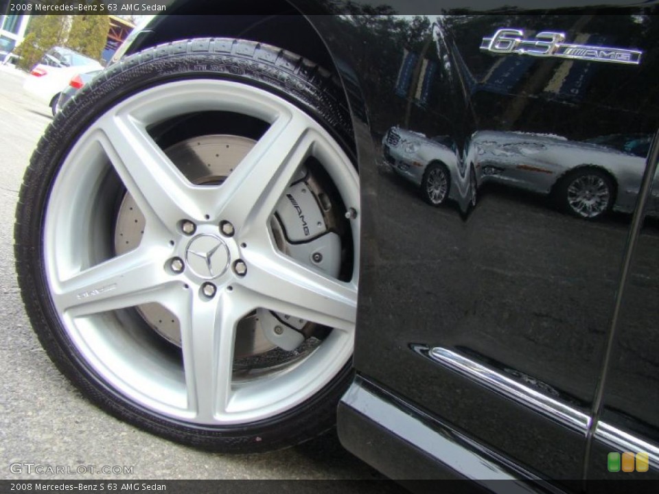 2008 Mercedes-Benz S 63 AMG Sedan Wheel and Tire Photo #41551394